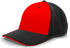 Pacific Headwear M2 Performance Contrast Flexfit® Cap (398F), Color 'RedBlackBlack'